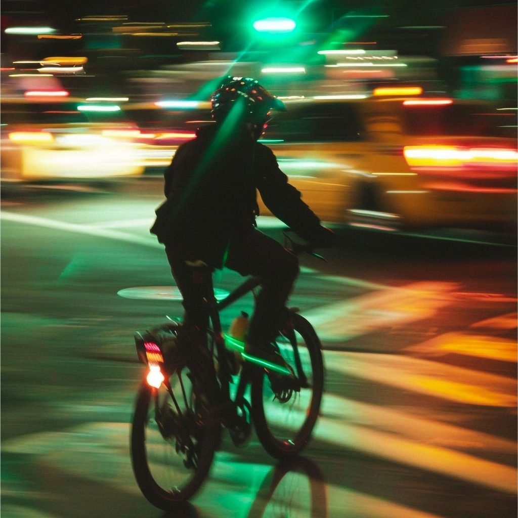 Como Pedalar à Noite em Segurança